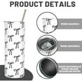 thumbnail image 3 of 1Pc Black Bow Tumbler with Straw Lid 20Oz Cute Bowknot Stainless Steel Travel Coffee Tumbler Cup Boxed for Coquette Birthday Party Favors Supplies, 3 of 6