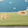 thumbnail image 3 of SAFAVIEH Kids Collection SFK383A Handmade Blue/Green Rug, 3 of 6
