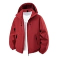 thumbnail image 1 of Unisex Trail Utility Jacket Waterproof Windbreaker Adjustable Hood Plus-Size Inclusive Hiking Techwear Gorpcore Adventure Shell, 1 of 2