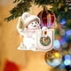 thumbnail image 3 of Snowman Letter Christmas Tree Holiday Decoration Pendant, Festive Ornament for Xmas Decor, Home Holiday Party Gift, Merry Snowman Hanging Decor, 3 of 6