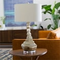 thumbnail image 2 of Surya Alexis 1-Light Contemporary Resin and Linen Table Lamp in Silver/White, 2 of 3