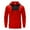 A-Red159, variant on XIAOCHA Men's Quarter-Zip Hoodies Loose Color Block Hooded Top Kangaroo Pocket Comfortable Workout Hoodie