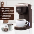 thumbnail image 5 of Maud's Half Caff Dark Roast Coffee Pods, 22ct, Single Serve Pods – 100% Arabica Coffee, Compatible with Keurig K Cups Maker, 5 of 6