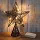 thumbnail image 4 of Decoración para árbol de Navidad CVHOMEDECO Black Star con luces LED, 4 of 7