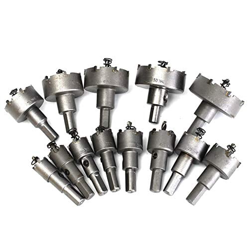 5Pcs 20-50mm Stainless Steel Alloy Carbide Tip Drill Bits Hole Saws Kit for TCT 