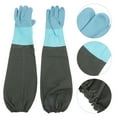thumbnail image 2 of MOVTOTOP Long Rubber Gloves for Work Use Elbow Length Protect Hands from Water Multi Color, 2 of 7