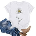 thumbnail image 5 of Fashion Saving LiMoi Women's Short Sleeve Tops Womens Tops Summer Cute Graphic T-Shirts Shirts Get it Fast Gifts for Women, 5 of 5