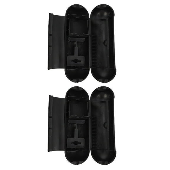 STRANDCHIC 2-Pack Outdoor Extension Cord Safety Cover Black Plastic Cord Retention Box Weatherproof Protector