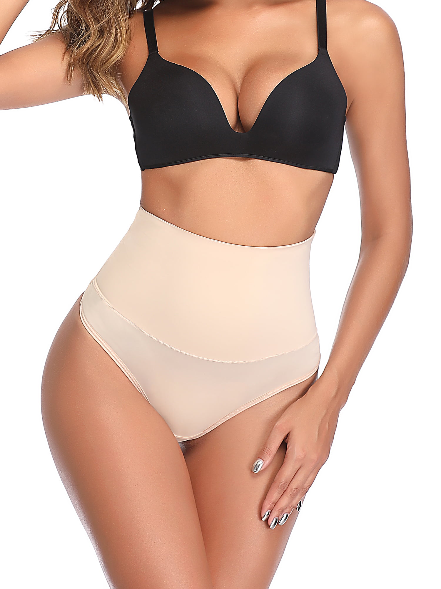 Buy Jellyfit 3 Pack High Waist Tummy Control Panties Belly Bikini 2024  Online