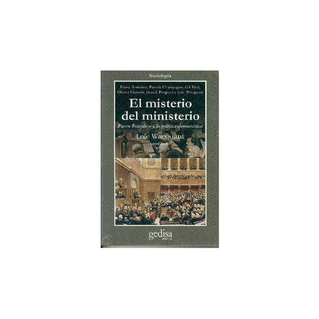 El misterio del ministerio Gedisa 9788497840354