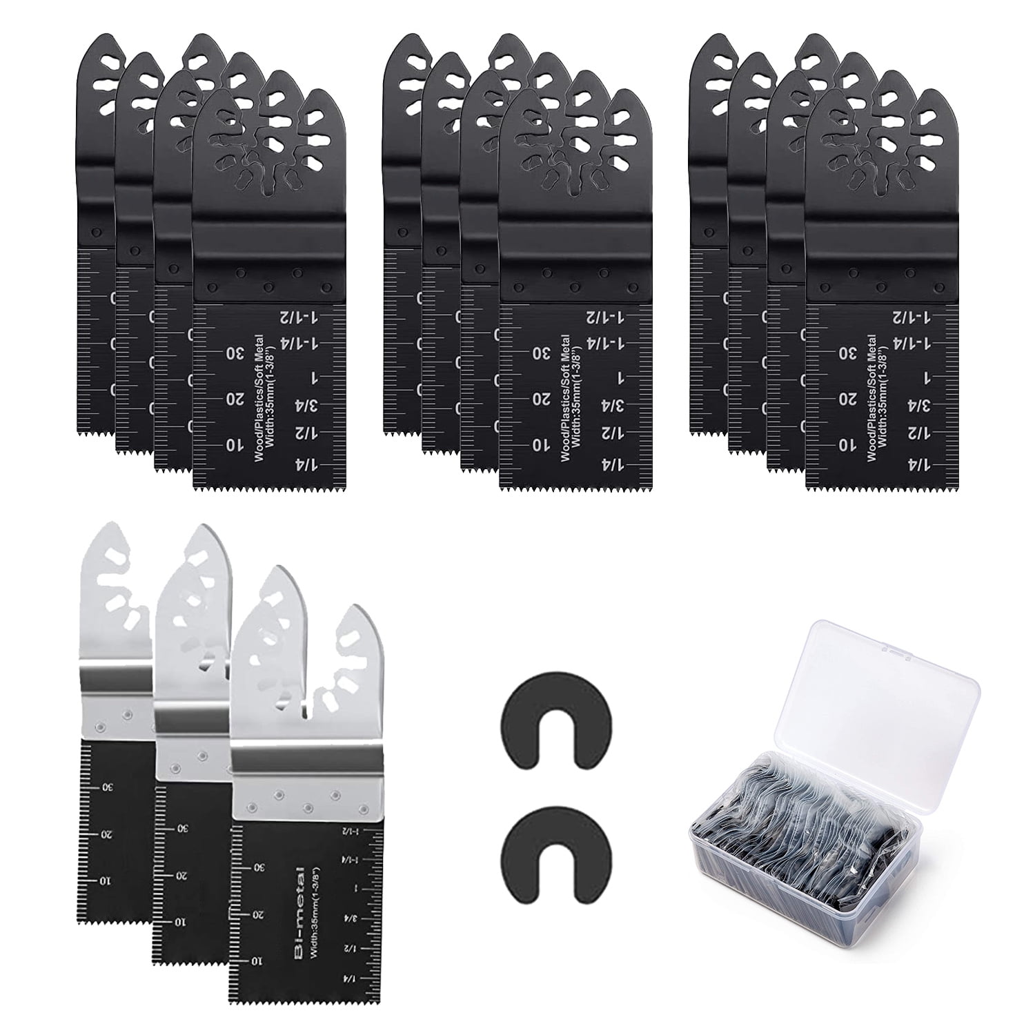 9+Box Saw Blade Oscillating Multi Tool Black and Decker Fein Dremel Bosch Makita 