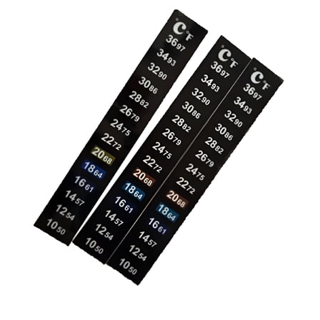 GJX Stick Strip Digital Aquarium Thermometer Fish Adhesive Tank Water LCD Window Thermometer Hygrometer