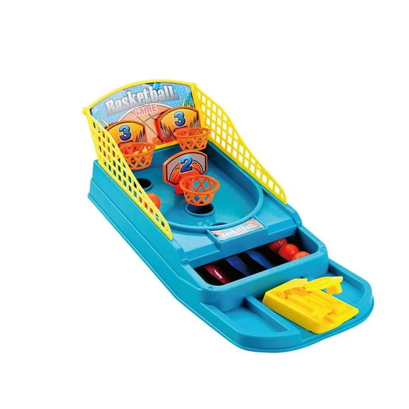 Mini Jeu de Basketball de Table, Jouet d'Arcade avec Panier de Tir de Bureau, Activité Sportive à Lancer du Doigt, Cadeau, Plaisir en Famille