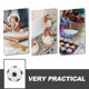 thumbnail image 3 of 12 adornos para cupcakes de fútbol, palitos para cupcakes de fútbol, decoración para tarta de fútbol 3D, 3 of 5