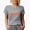 Heather Grey, variant on Lucky with Shamrock Leaves Art, St. Patrick's Day Merch Gift, White T-Shirt, Small