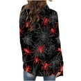thumbnail image 5 of UVEASISHA Halloween Cardigans for Women Lightweight Open Front Cardigan Funny Cute Pumpkin Print Long Sleeve Kimono Cardigans Multicolor L, 5 of 7
