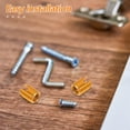 thumbnail image 4 of ETHZZLE 20Pcs Threaded Inserts for Wood Furniture Golden Durable Embedment Nuts with Long Lifespan, 4 of 6