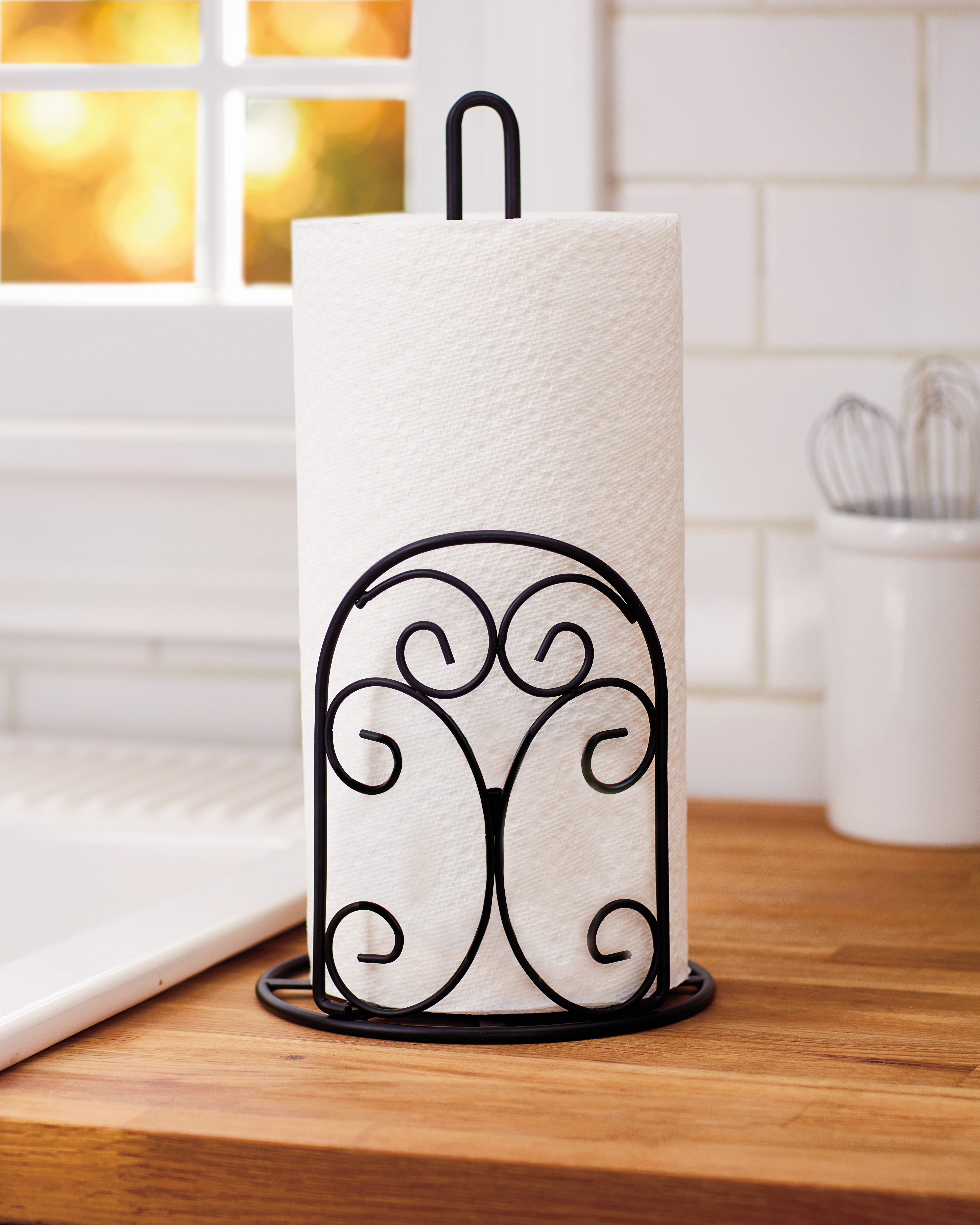 1 Pack Paper Towel Holder Wall Mount, Self Adhesive Or Drilling