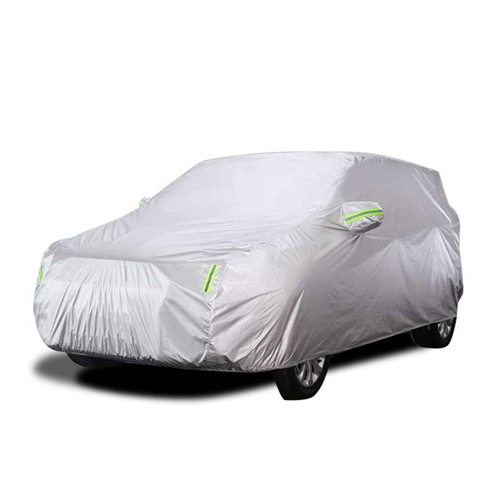 Car Cover Full Sedan Covers with Reflective Strip Sunscreen Protection Dustproof Scratch-Resistant Universal S