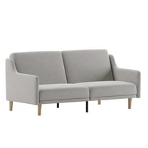 Flash Furniture Delphine Collection Living Room Sofa, Gray Fabric