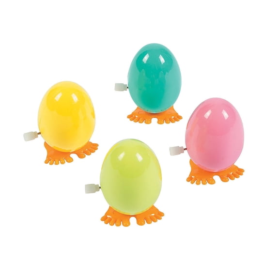 Easter Egg Wind Ups (1 Pc/Hc) - Party Favors - 12 Pieces