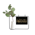 thumbnail image 1 of Marco De metal Unbranded Love You Forever Florero De Cerámica, 1 of 4