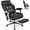 Black, variant on Massage Office Chair with Heat & Footrest, Ergonomic Reclining Executive Desk Chairs with 6-Point Vibration, PU Leather Computer Chair for Home Office or Gaming
