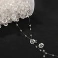 thumbnail image 5 of 1 package of 99ft Crystal Strands Chain Garland Beads for Bridal Bouquet Wedding Christmas Party Decoration, 5 of 8