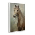 thumbnail image 4 of Stupell Industries Tan Horse Visage Animals & Insects Painting White Framed Art Print Wall Art, 16 x 24, 4 of 10