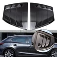 thumbnail image 4 of For Mazda Axela Compatible Rear Door Glass Louver Trim Easy Installation Kit, 4 of 10