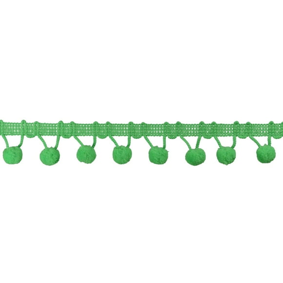 Frange Ball 1-1/8 Pouces Grand, 6 Yards, Vert Lime