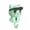 Green, variant on Plastic Keychain Holder With Adhesive Back Easy Installation Key Hook