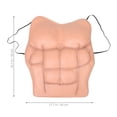 thumbnail image 2 of Traje de músculos realistas para hombre, medio cuerpo, pecho falso con músculos artificiales para Halloween, ideal para cosplay y fiestas de disfraces., 2 of 7