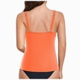 thumbnail image 6 of HCNTES Women Tankini Top Only - Tummy Control Bathing Suit Top Modest Swim Tank Top Swimsuits No Bottom (Y508-Orange,S), 6 of 9