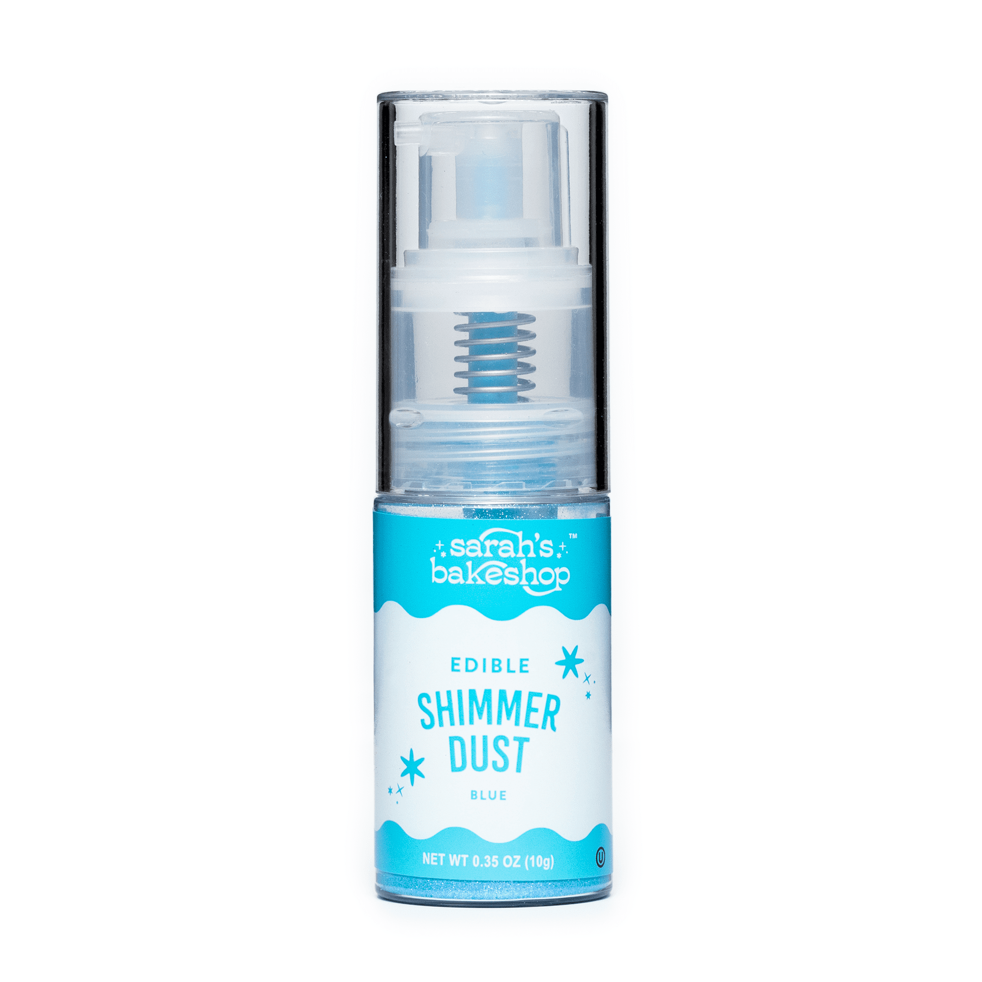 Miss Jones Baking Co. Edible Shimmer Dust Pump Blue 0.35oz
