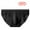 Black 3pc, variant on Mens Underwear Men's Solid Color Ice Silk Seamless One Piece Briefs