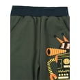 thumbnail image 4 of SXIMEE 2-7T Toddler and Boys Cotton Joggers Sweatpants Kids Pull-On Active Athletic Pants, 4 of 8