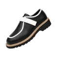 thumbnail image 2 of Women’s Casual Slip on Tassel Loafers Dressy Non-Slip Chunky Sole Leather Womens Casual Shoes Comfortable Walking Shoes Slip On Shoes Women Wide Toe Box Business Loafers Moccasins Comfort Flats 36, 2 of 5