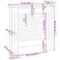 thumbnail image 4 of vidaXL MDF Radiator Cover Grey 78 cm, 4 of 4