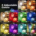 thumbnail image 2 of Focos solares MOFOYEAH, paquete de 2, impermeables, 9 colores LED, 2 of 9