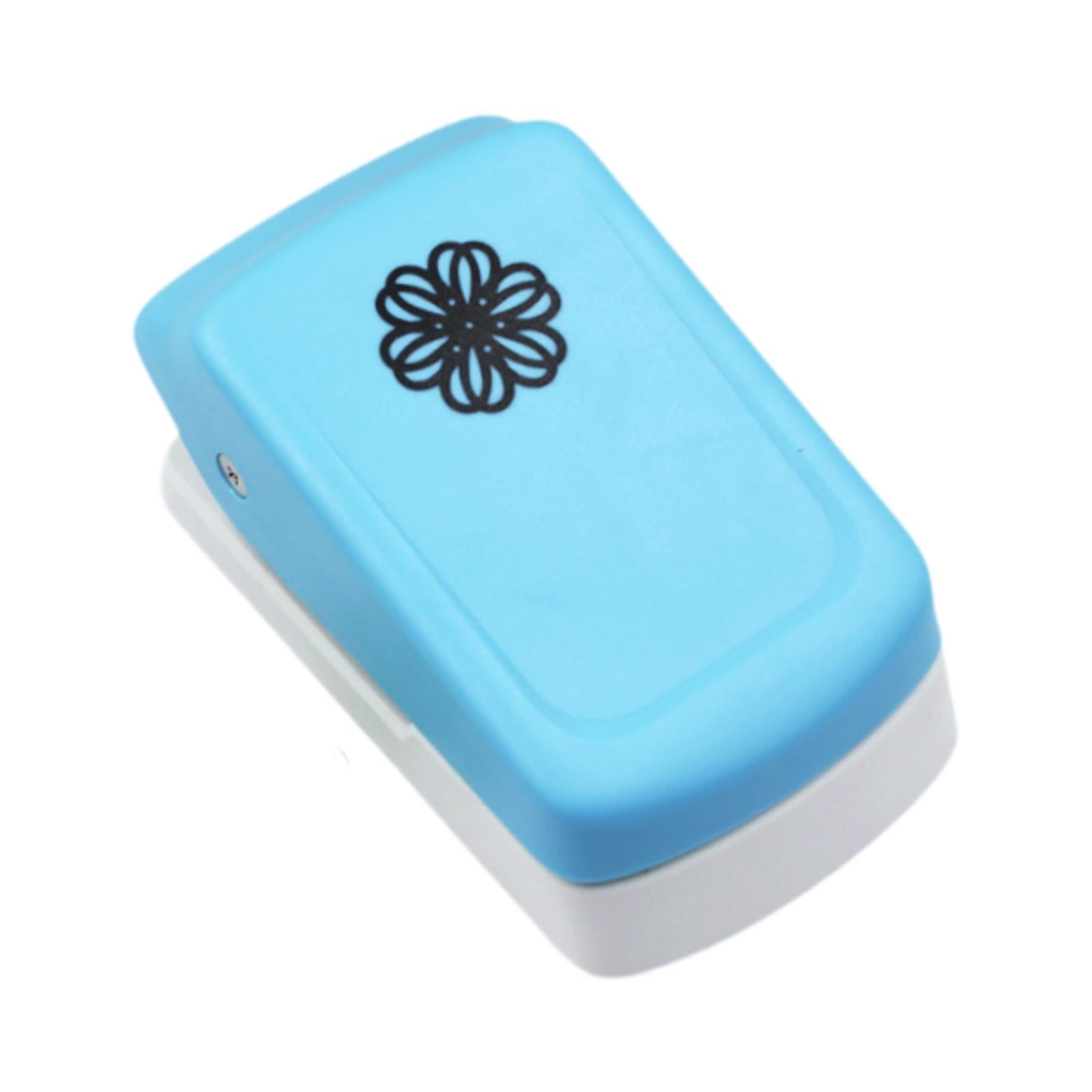 Tachiuwa Embossing Puncher Craft Lever Punch Multifunction Crafts Project Mini Fancy Punch DIY Supplies for Home Self Made Index Label Flower Shape