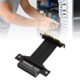 thumbnail image 1 of Cable De Extensión PCIe 4.0 X4, Macho 90 A Hembra 180 8GBPS Gen 4 Cable De Extensión De La Tarjeta Gráfica GPU Para Capturar Tarjeta, Tarjeta SSD RAID, GPU, 1 of 7