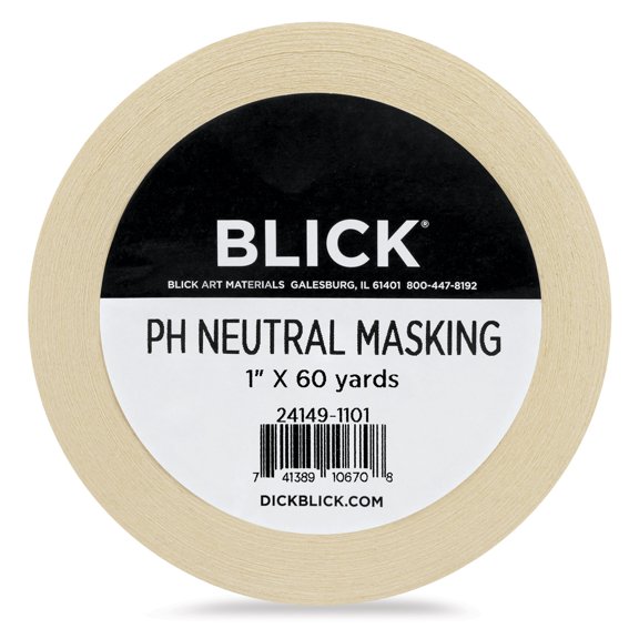 Blick pH Neutral Masking Tape - Natural, 1" x 60 yds