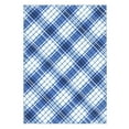 thumbnail image 3 of GlowSol 5' x 7' Geometric Rug Modern Washable Rug Farmhouse Plaid Area Rug Soft Foldable Accent Rug for Dorm Playroom, Blue, 3 of 7