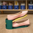 thumbnail image 4 of Qocolhg Shoes Storage Rack, Home Organization Shoe Racks, Double Layer Shoe Holders Versatile and Strong Rack for Family Use and Student Dorms, Space Saving, Green, 4 of 6
