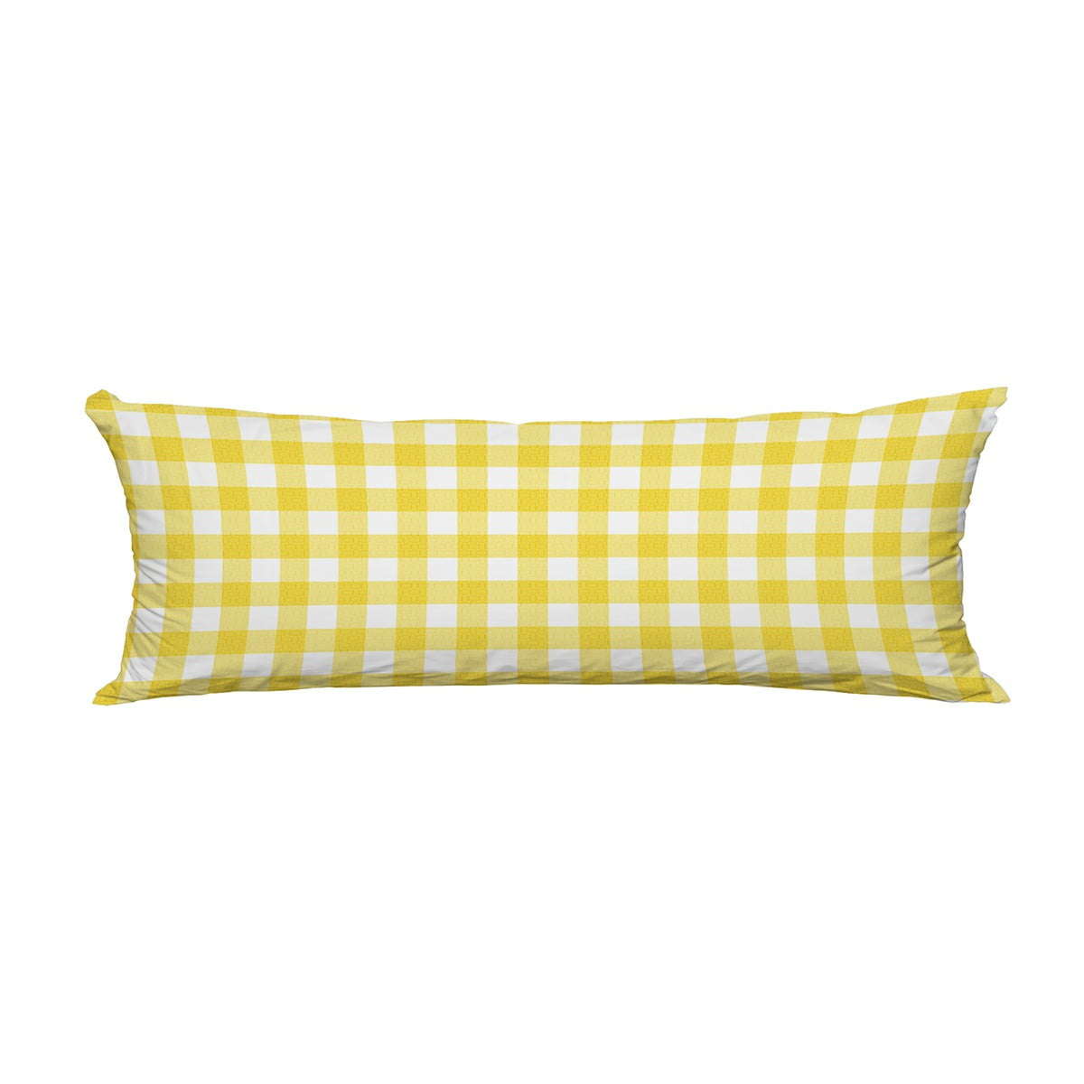 ABPHQTO A Pastel Yellow Gingham Body Pillow Covers Pillow Case