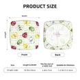 thumbnail image 6 of Lsque Insects Printed Square Couch Cushion Covers, Floral Sofa Cushion Covers Replacement, Stretch Couch Covers for Couch-16.9in, 6 of 9