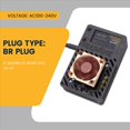 thumbnail image 3 of NerdAxe Miner 500Gh/S BM1366 ASIC de Código Abierto Nerdminer BTC Miner Super Silent Fan Lottery Miner Enchufe BR, 3 of 5