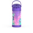 thumbnail image 3 of Thermos Kids Vacuum Insulated Funtainer Water Bottle with Flip Up Straw, 355ml, Gabby's Dollhouse, 3 of 5