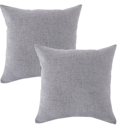 Linen Pillow Covers 18 X Inch Sets Of 2 Decorative Square Throw Cover Cushion Case Sofa Durable Modern Stylish Blue Linen Pillow Covers 18 X Inch Sets Of 2 Decorative Square Throw Cover Cushion Case Sofa Durable Modern Stylish Blue